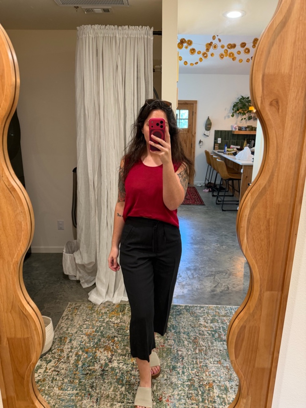 Liz Claiborne LizSport Linen Cropped Pants